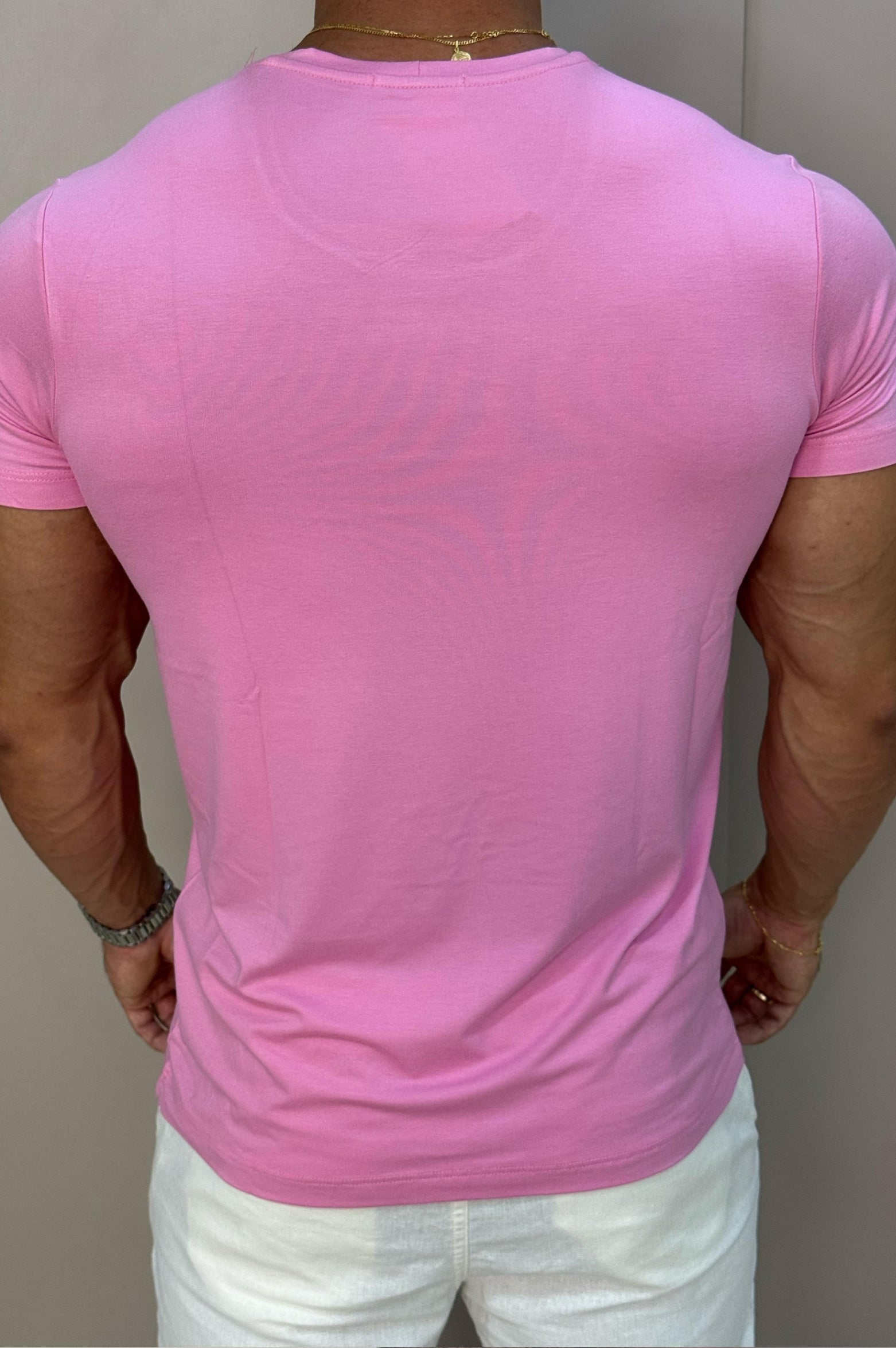 Camisa Essential Slim Fit Rosa - Up