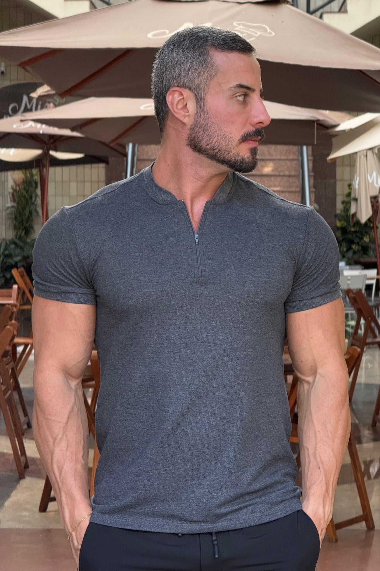 Camiseta Fox Com Ziper - Up