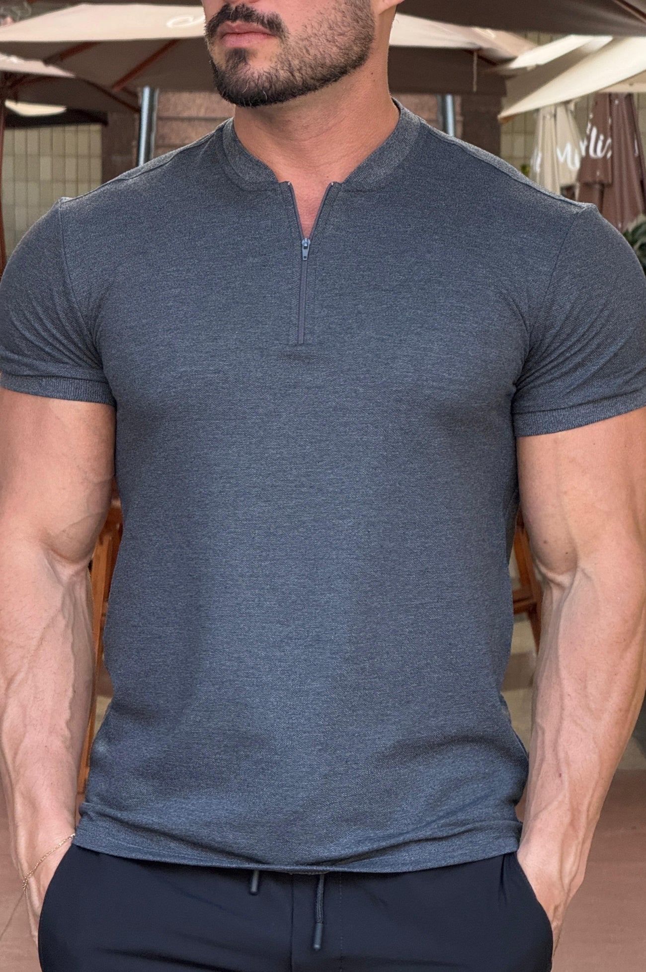 Camiseta Fox Com Ziper - Up