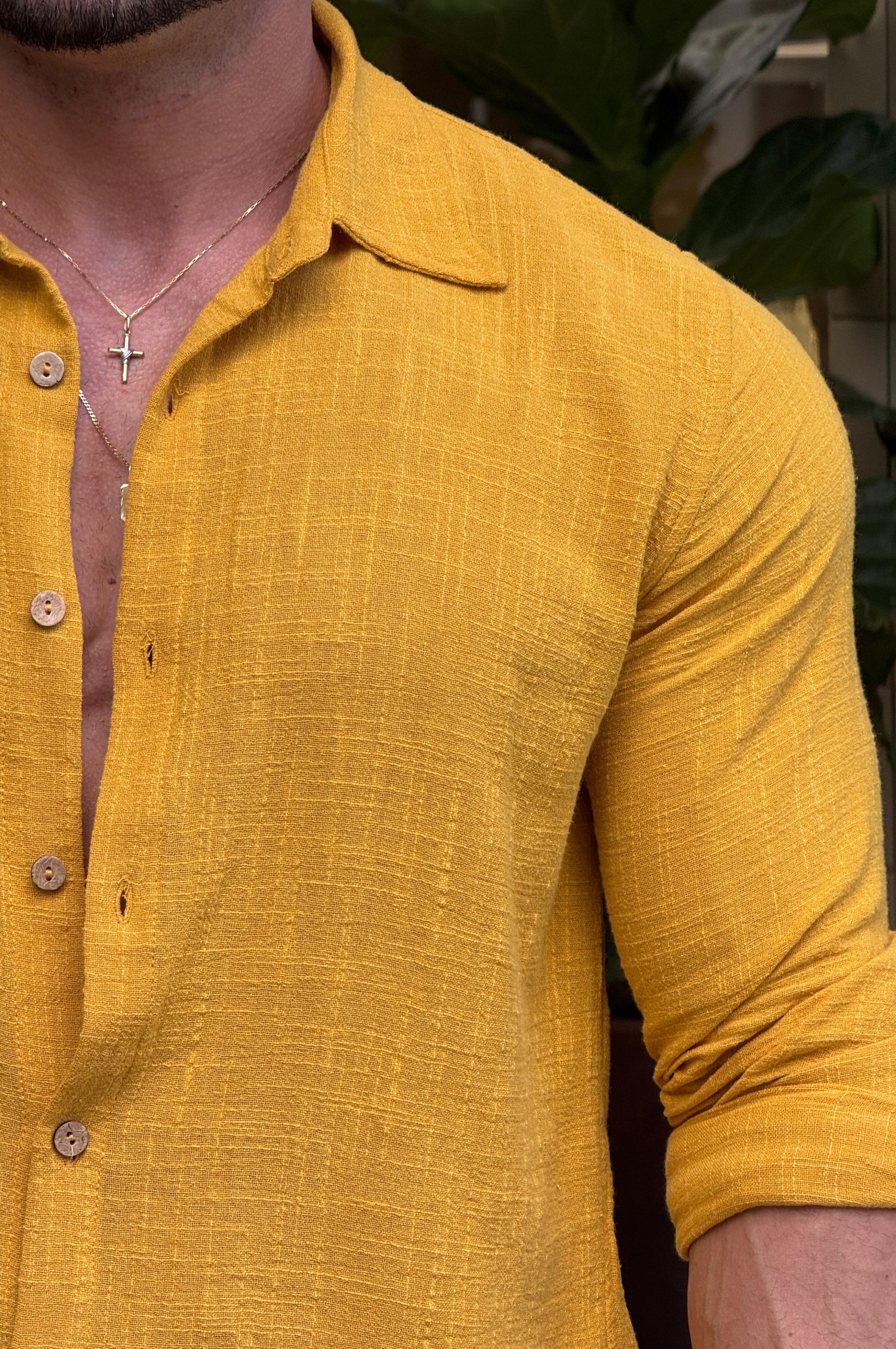 Camisa Algodão Rústico Manga Longa - Up