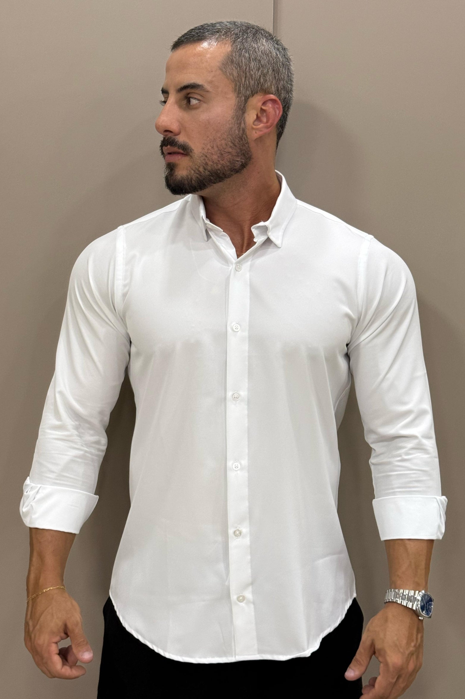 Camisa Social Tecnológica Branco - Up