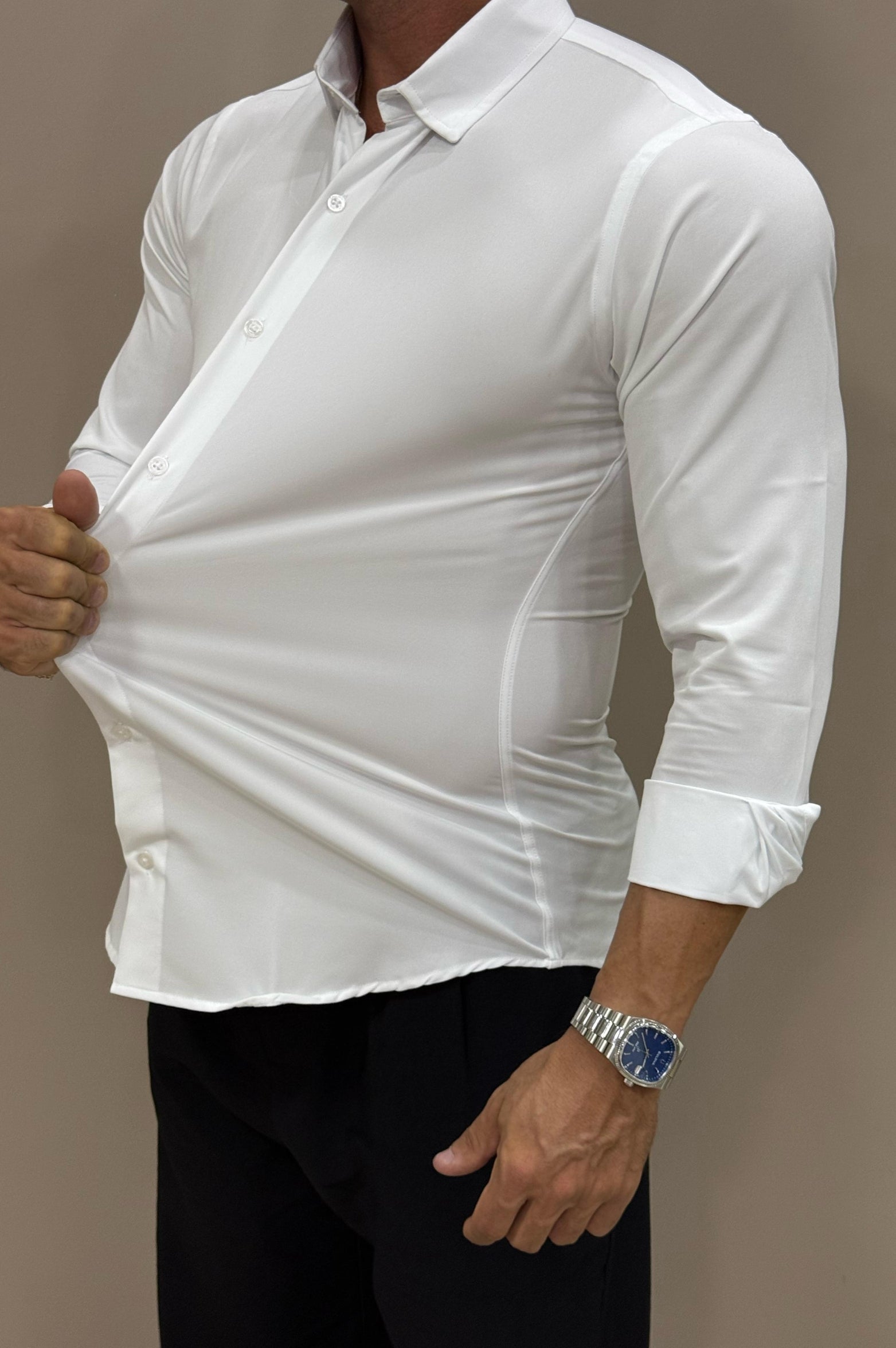 Camisa Social Tecnológica Branco - Up
