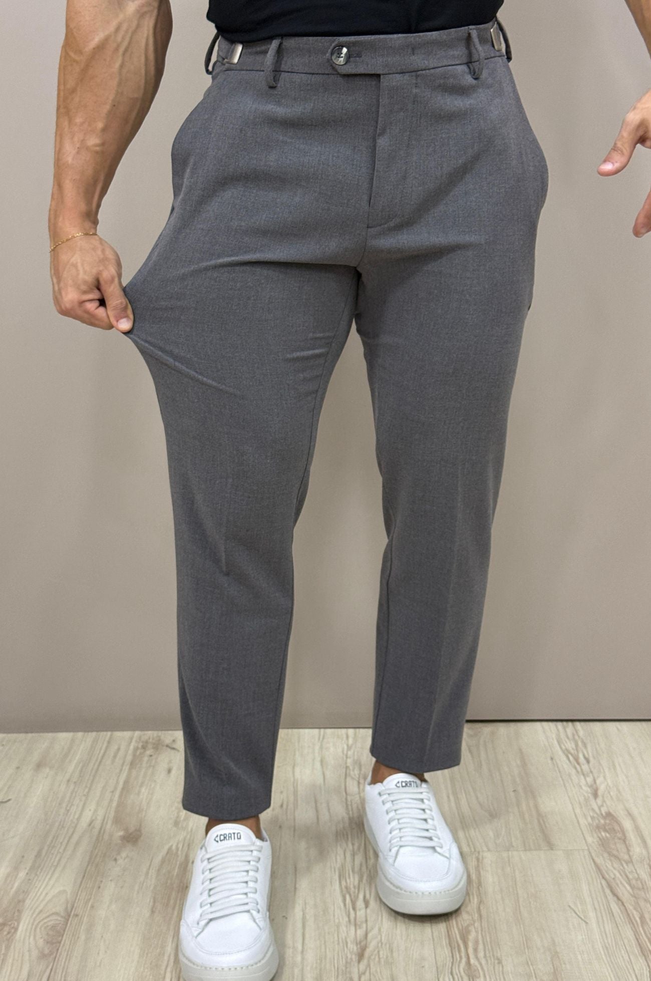 Calça Alfaiataria Atenas com Regulagem - Up