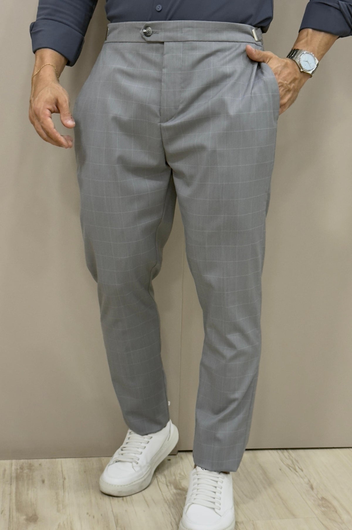 Calça Príncipe de Gales Super Slim - Up