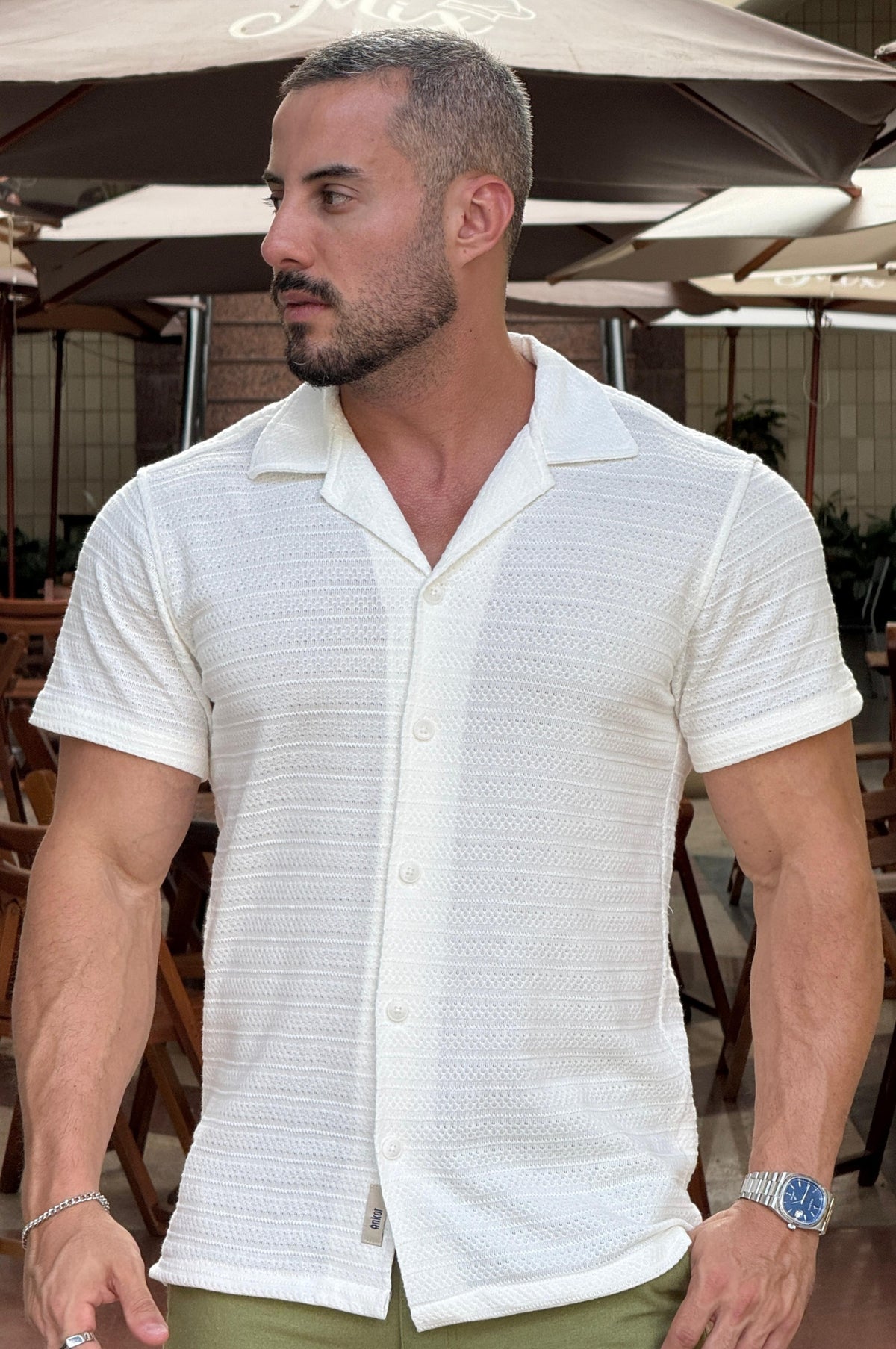 Camisa Jacquard - Up