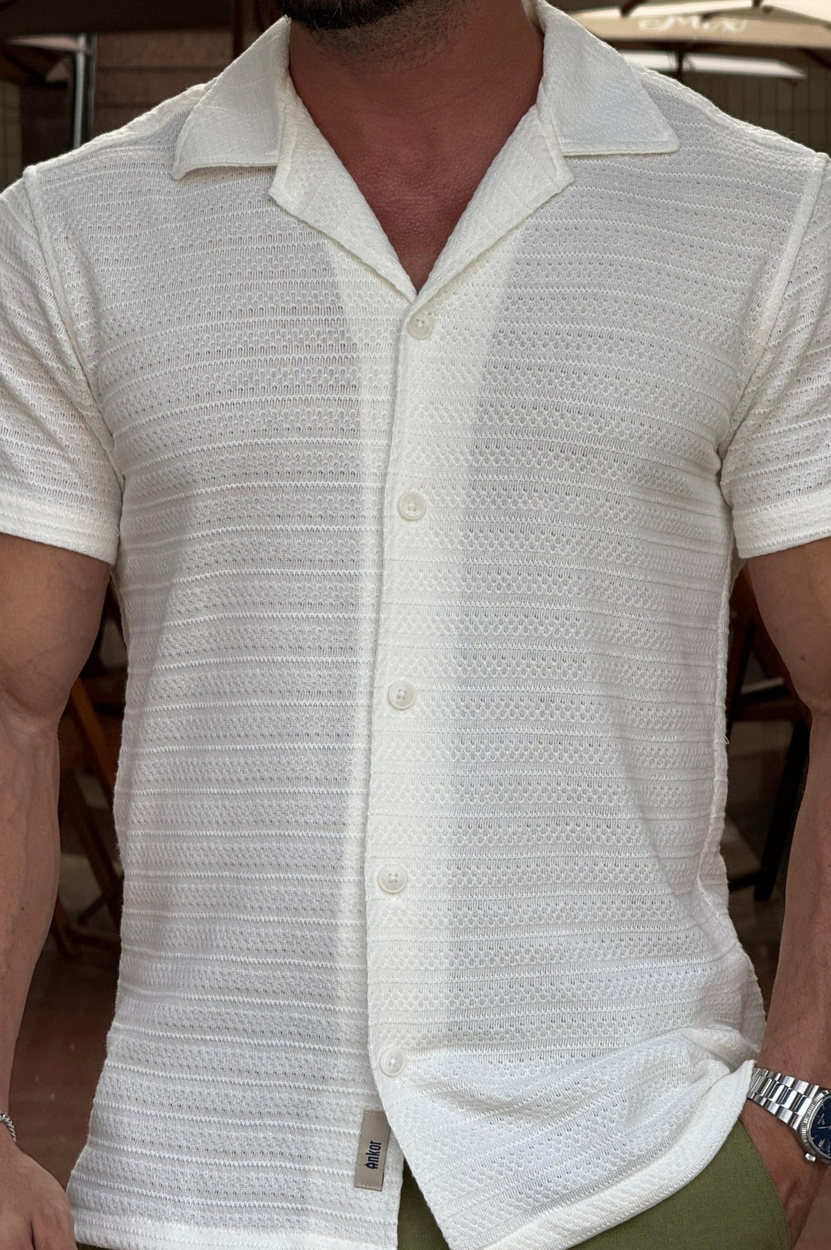 Camisa Jacquard - Up