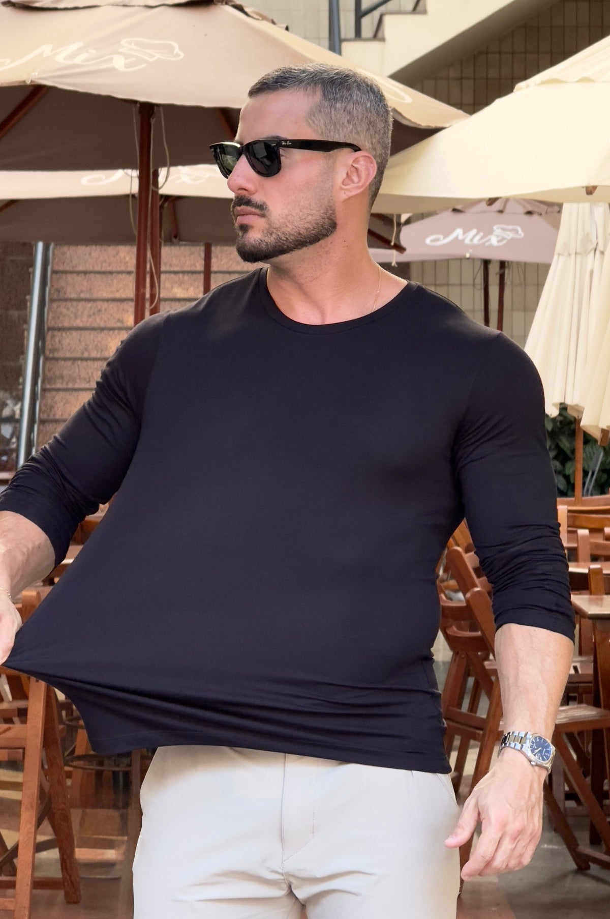 Camiseta Essential Manga Longa - Up