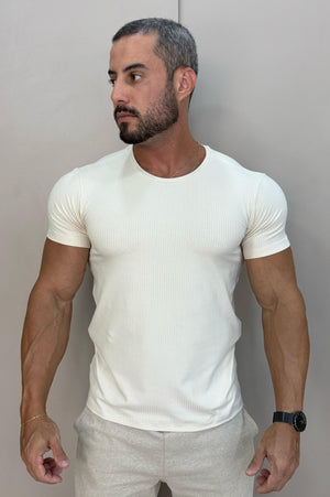 Camisa Class Canelada Slim Fit Off - Up