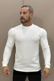 Camiseta Itália Canelada Manga Longa - Up