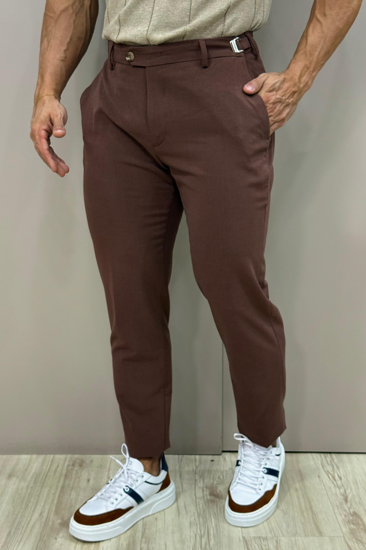 Calça Alfaiataria Atenas com Regulagem - Up