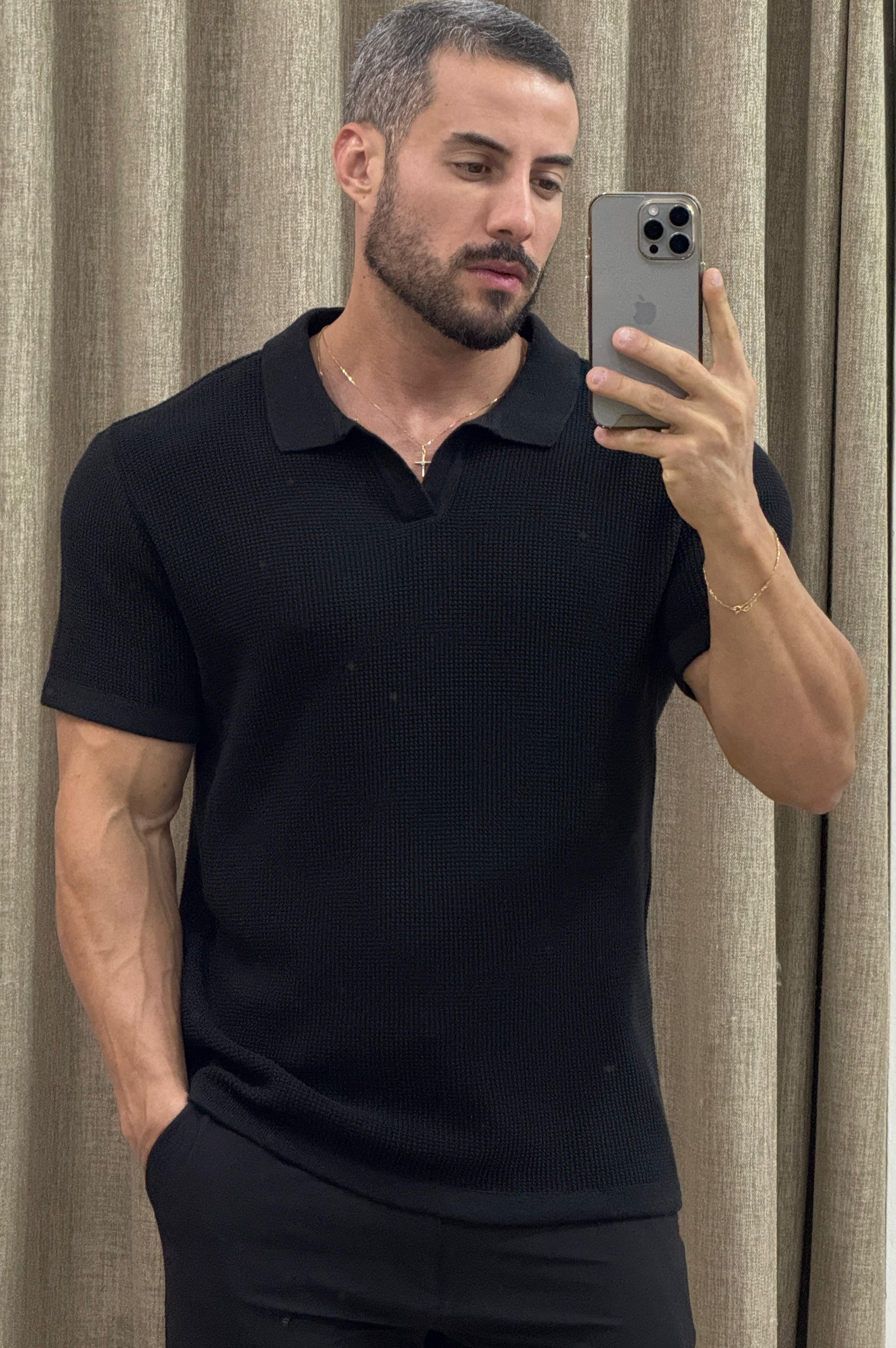 Camiseta Polo Old Money Tricot Texturizada - Up