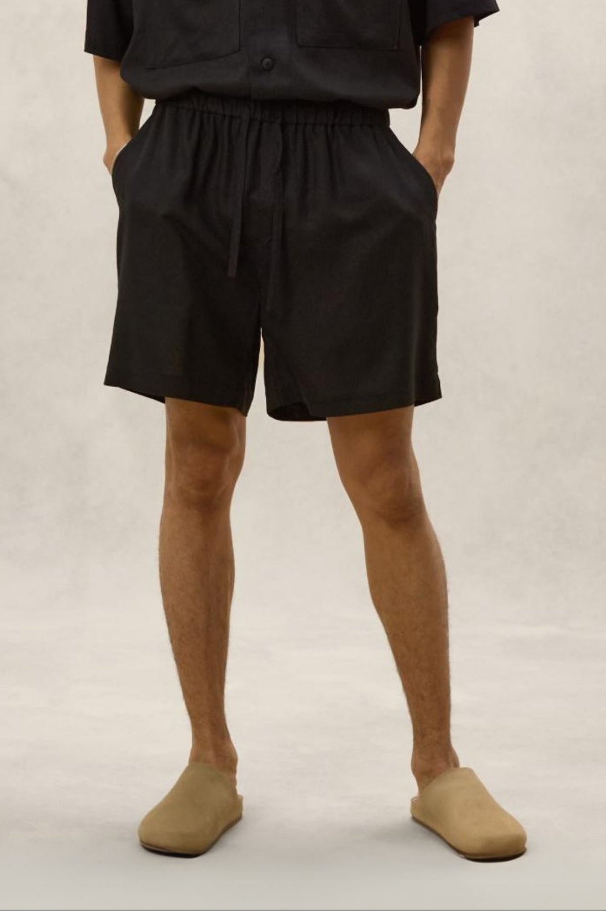 Short Linho Valente Preto - Up