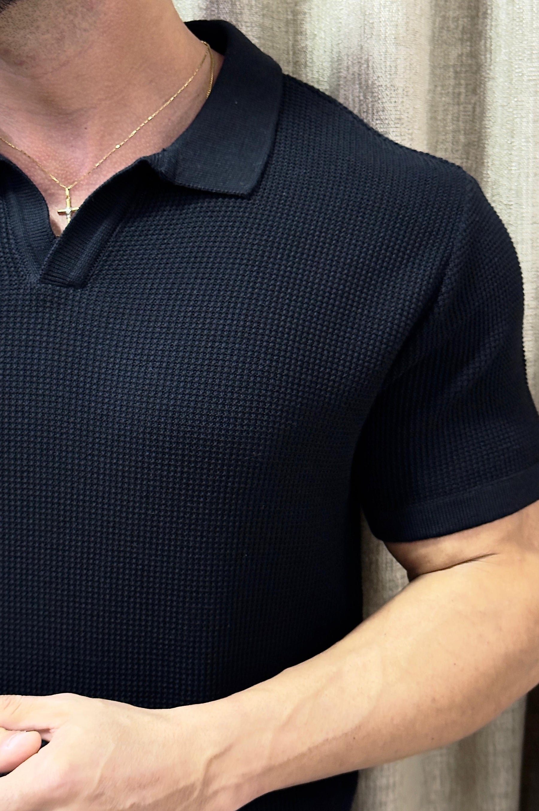 Camiseta Polo Old Money Tricot Texturizada - Up