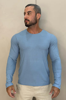 Camiseta Euro Canelada Slim Fit - Up