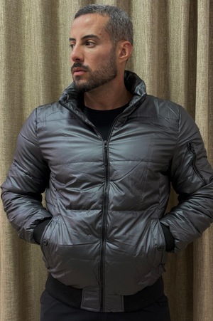 Jaqueta Puffer Raze Dark Gray
