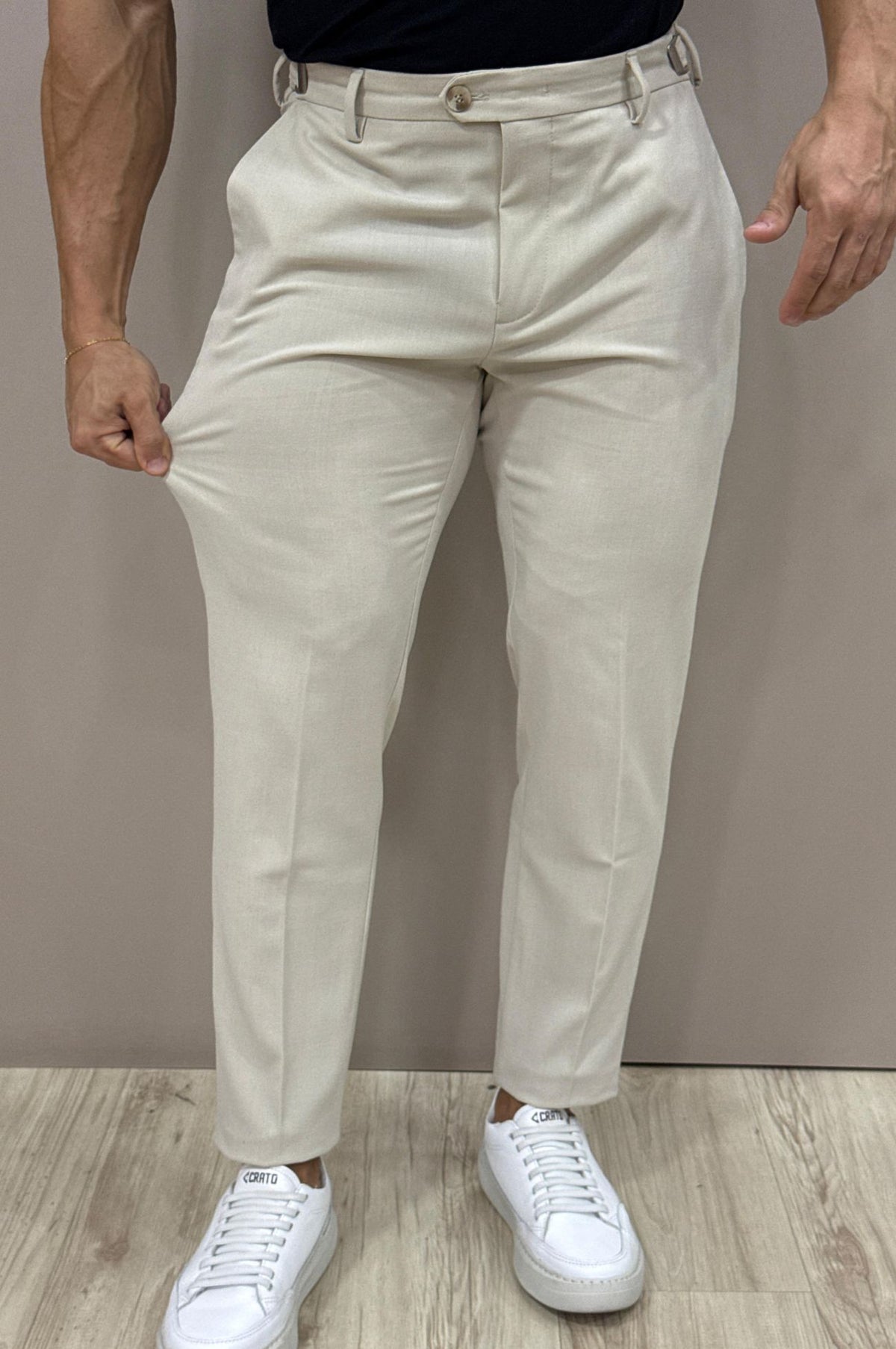Calça Alfaiataria Atenas com Regulagem - Up