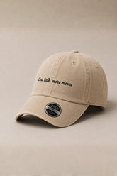 Boné Dad Hat - Less Talk, More Moves Bege