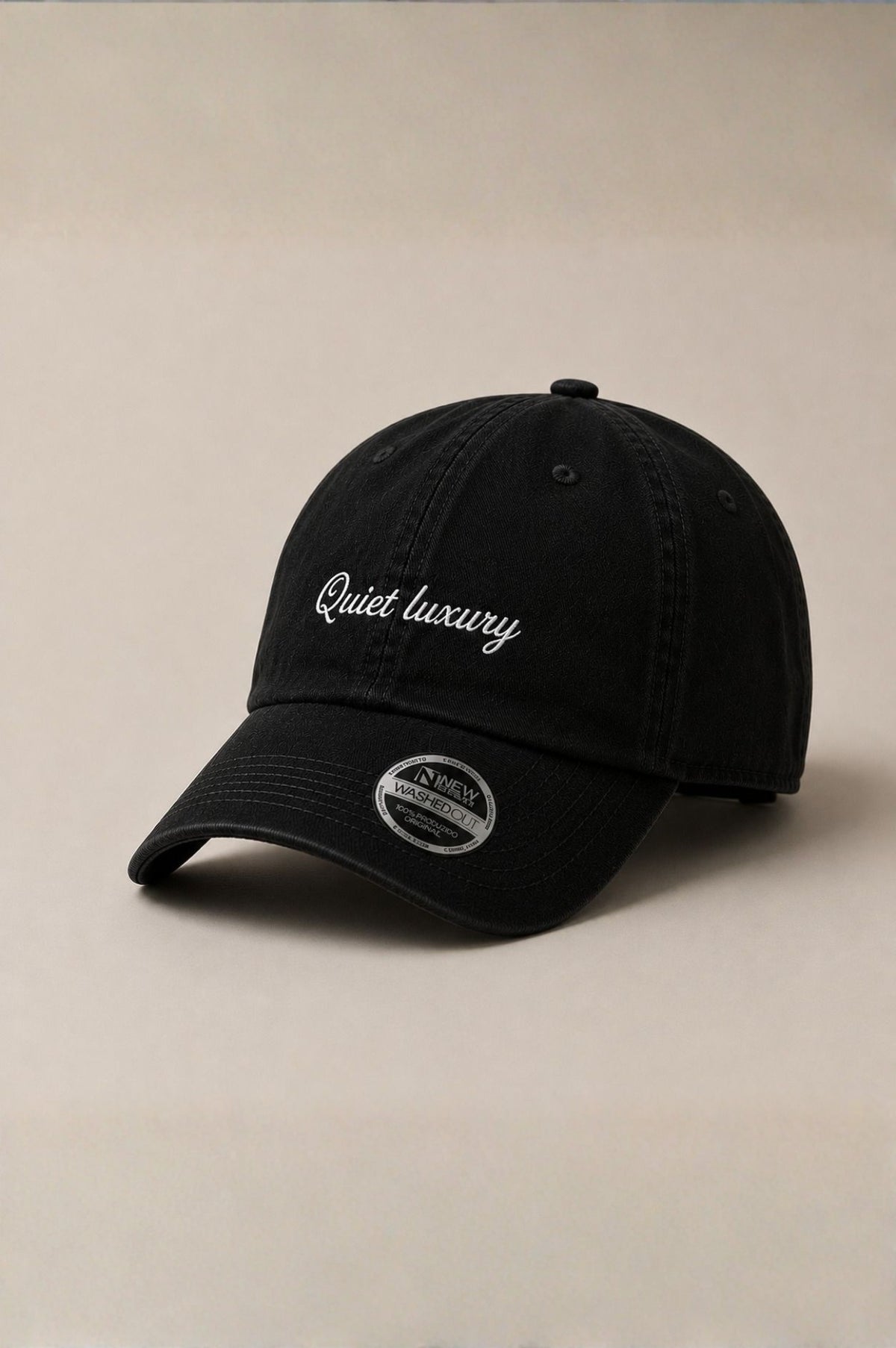 Boné Dad Hat - Quiet Luxury Preto