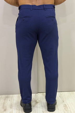 Calça Alfaitaria com Ajuste Lateral Slim Bulggari