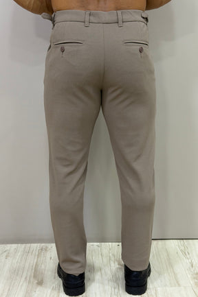 Calça Alfaitaria com Ajuste Lateral Slim Bulggari