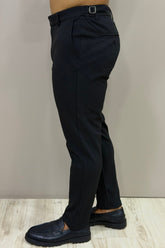 Calça Alfaitaria com Ajuste Lateral Slim Bulggari
