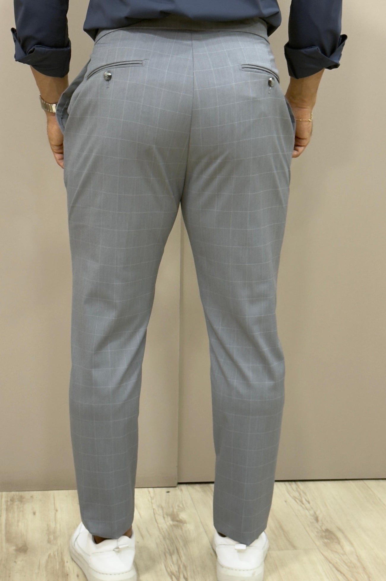 Calça Príncipe de Gales Super Slim - Up