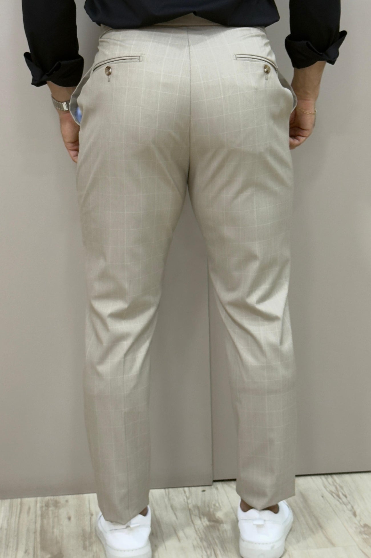 Calça Príncipe de Gales Super Slim - Up