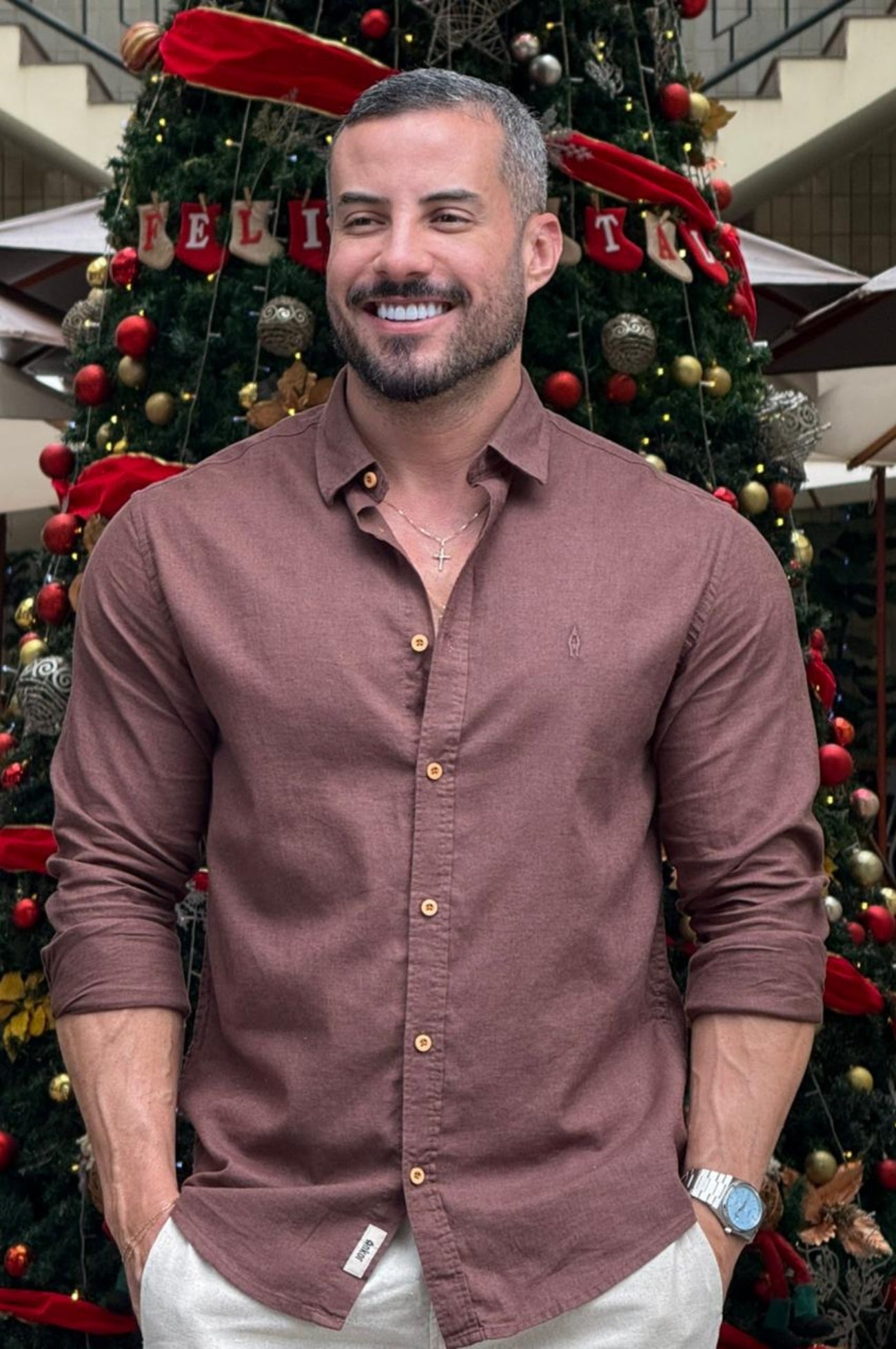 Camisa 100% Linho - Up