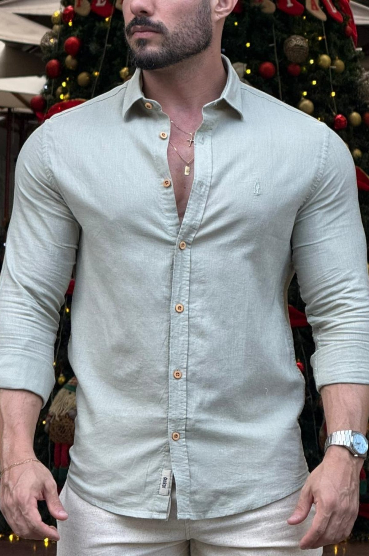 Camisa 100% Linho - Up