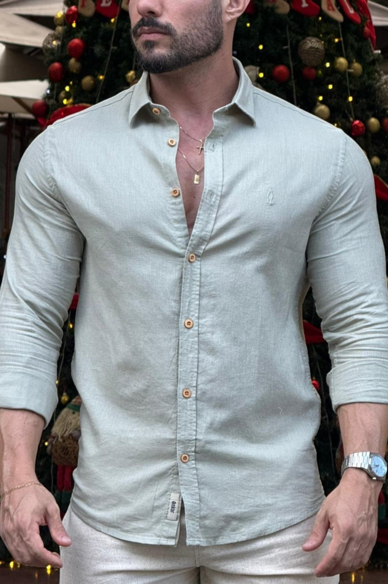 Camisa 100% Linho - Up