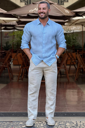 Camisa Linho Mar - UP
