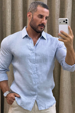 Camisa Linho Mar - UP
