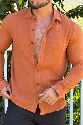 Camisa Rústica Manga Longa - Up