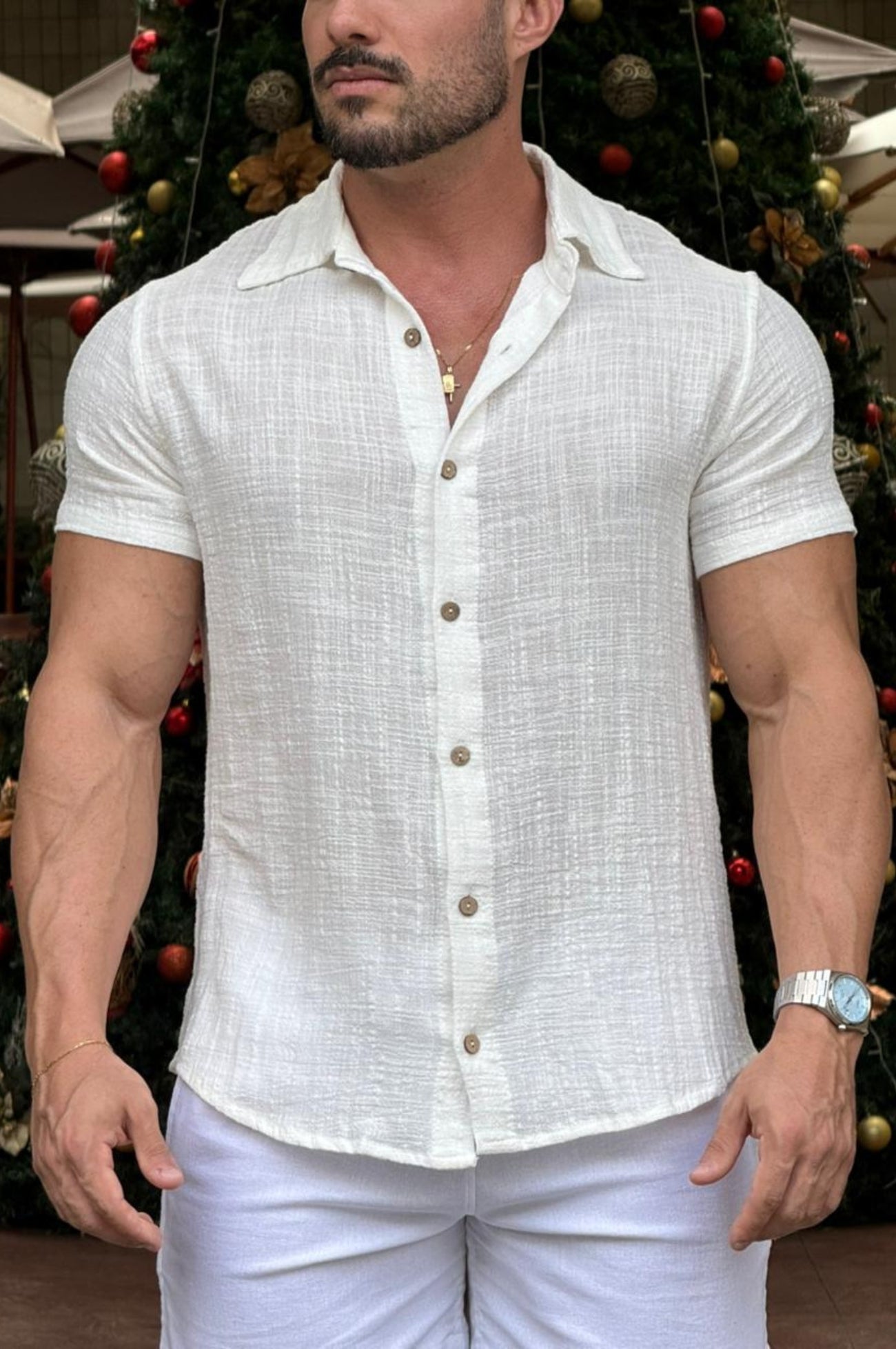 Camisa Rústica Manga Curta - Up