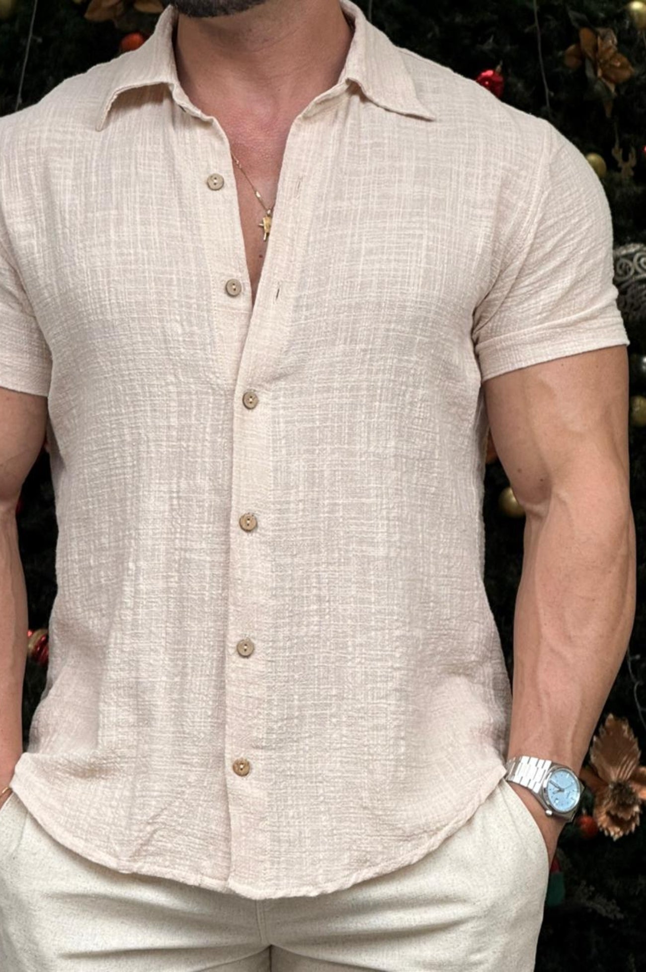 Camisa Rústica Manga Curta - Up