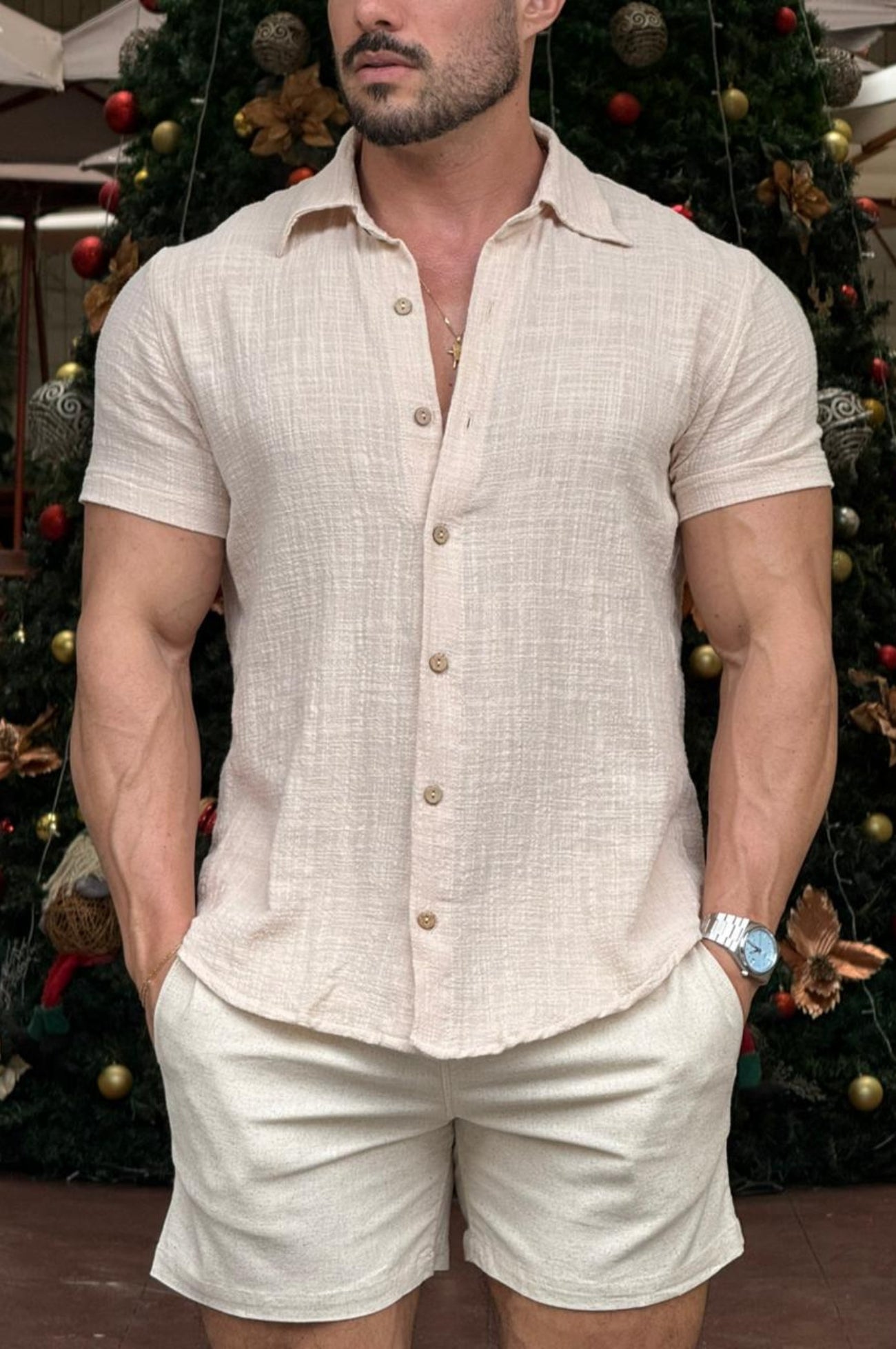 Camisa Rústica Manga Curta - Up