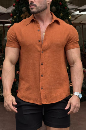 Camisa Rústica Manga Curta - Up