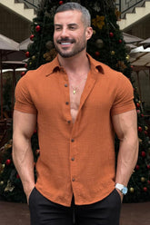 Camisa Rústica Manga Curta - Up