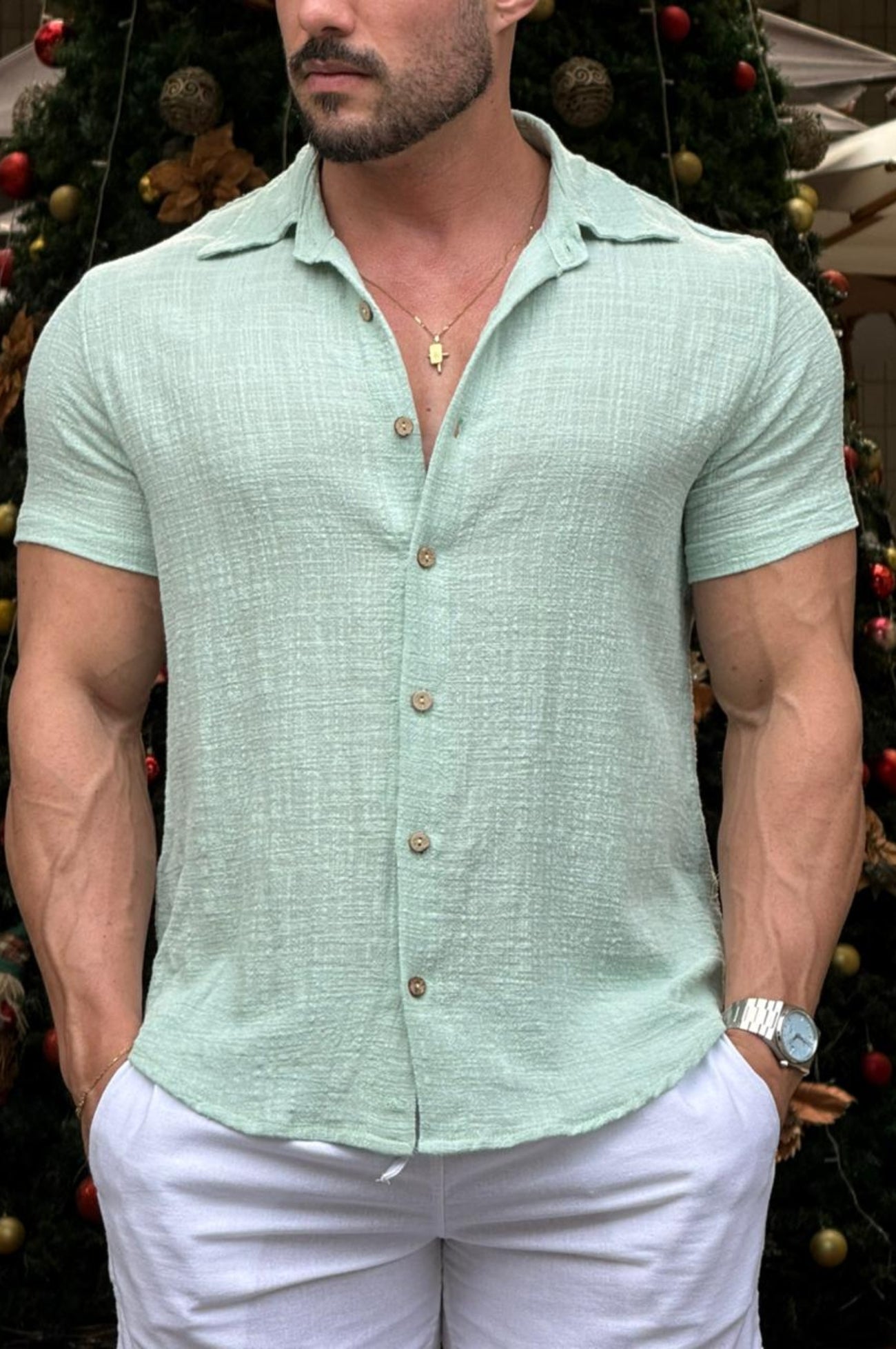 Camisa Rústica Manga Curta - Up