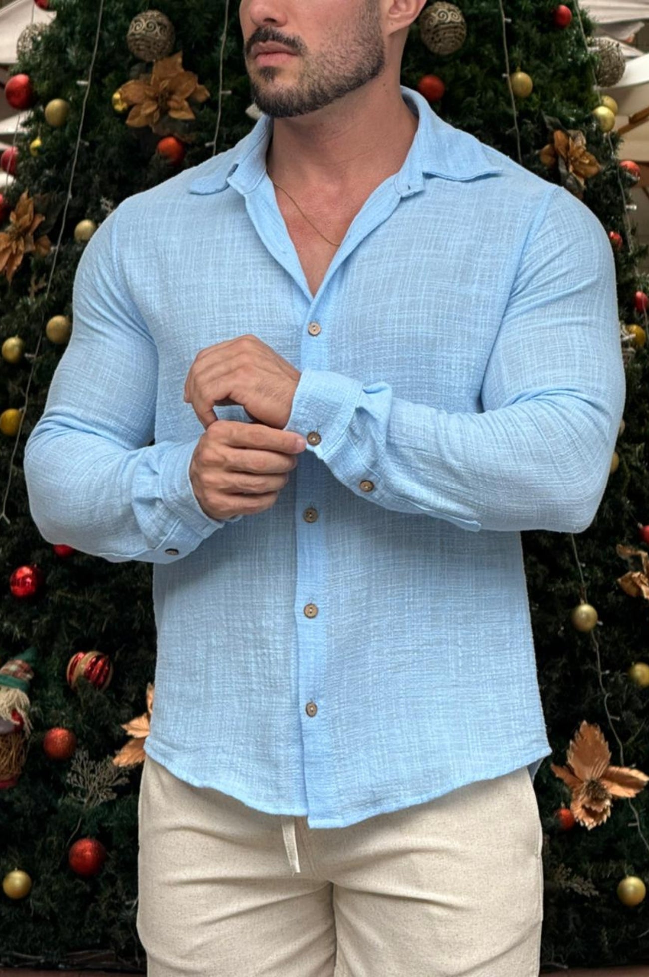 Camisa Rústica Manga Longa - Up