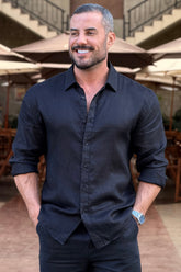 Camisa Linho Mar - Up