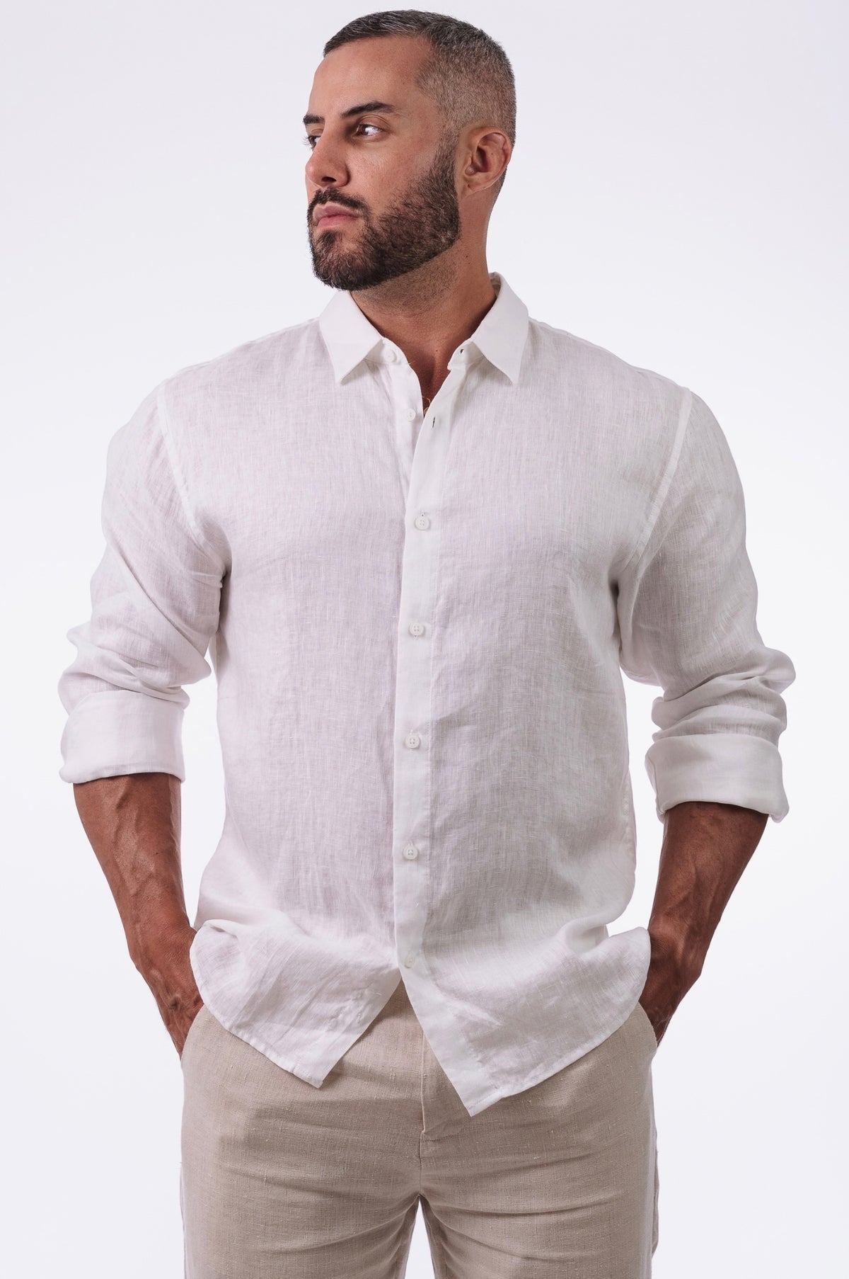 Camisa Linho Mar - Up