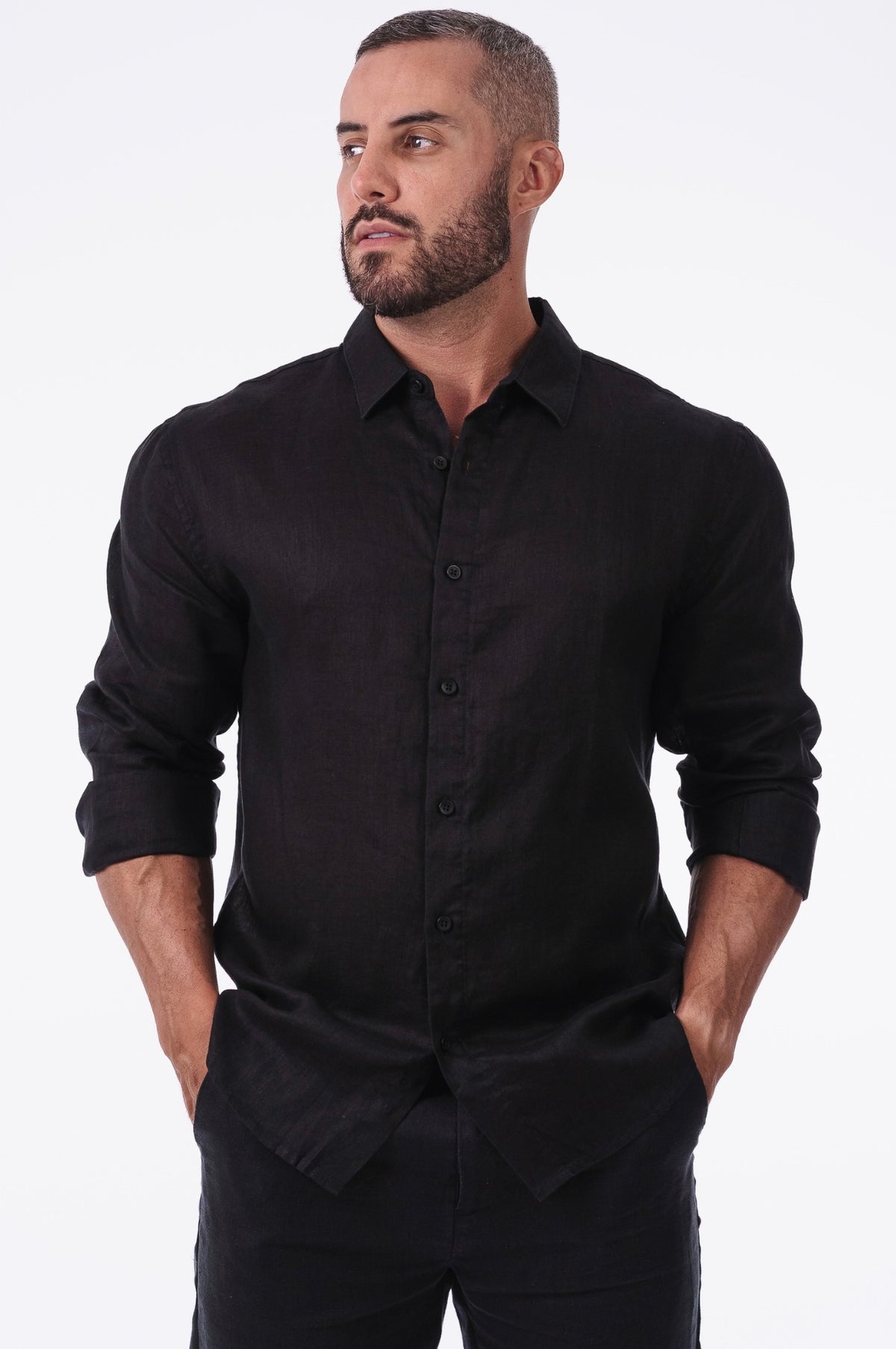Camisa Linho Mar - Up