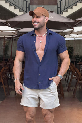 Camisa Rústica Manga Curta - Up