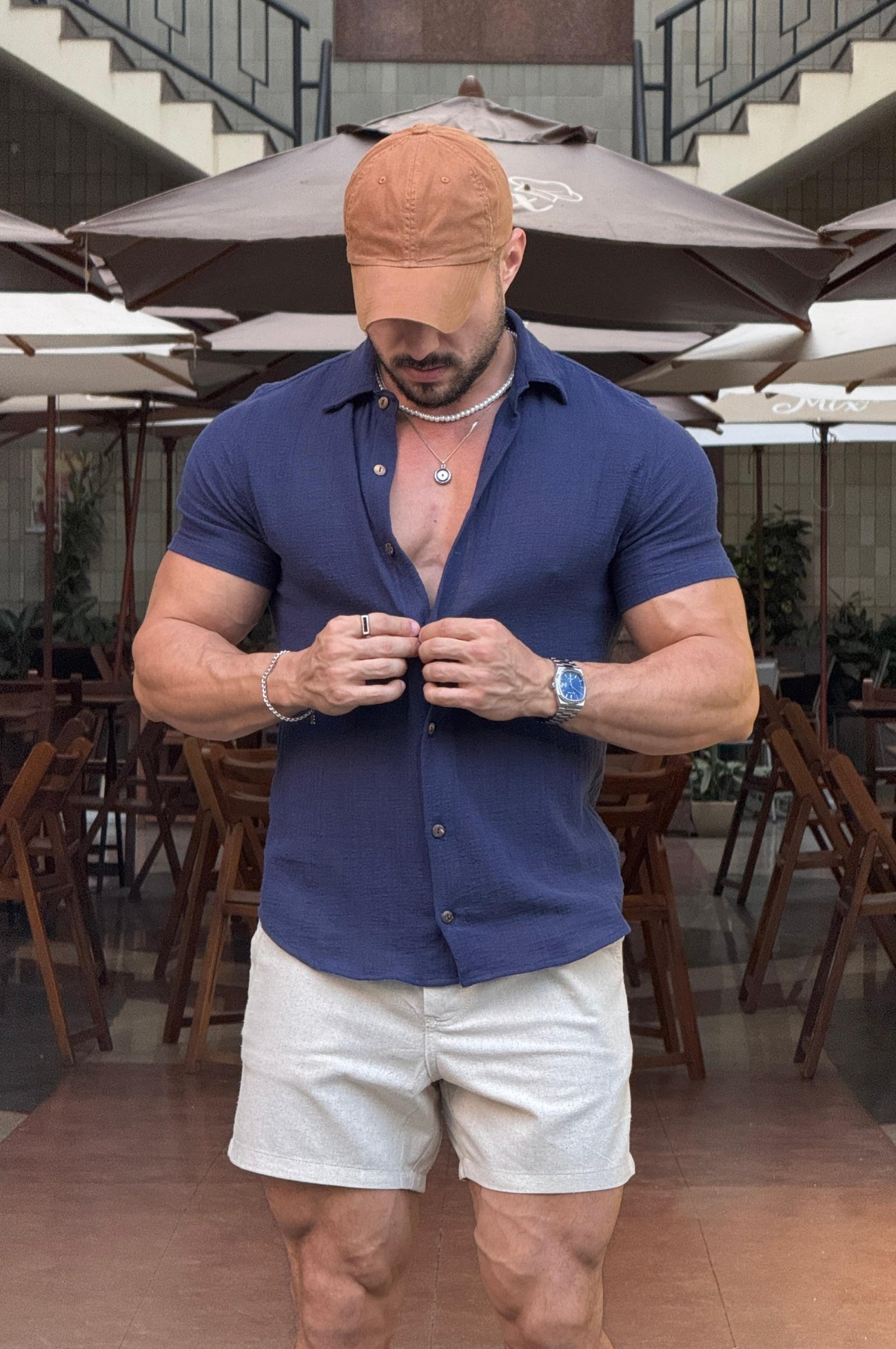 Camisa Rústica Manga Curta - Up