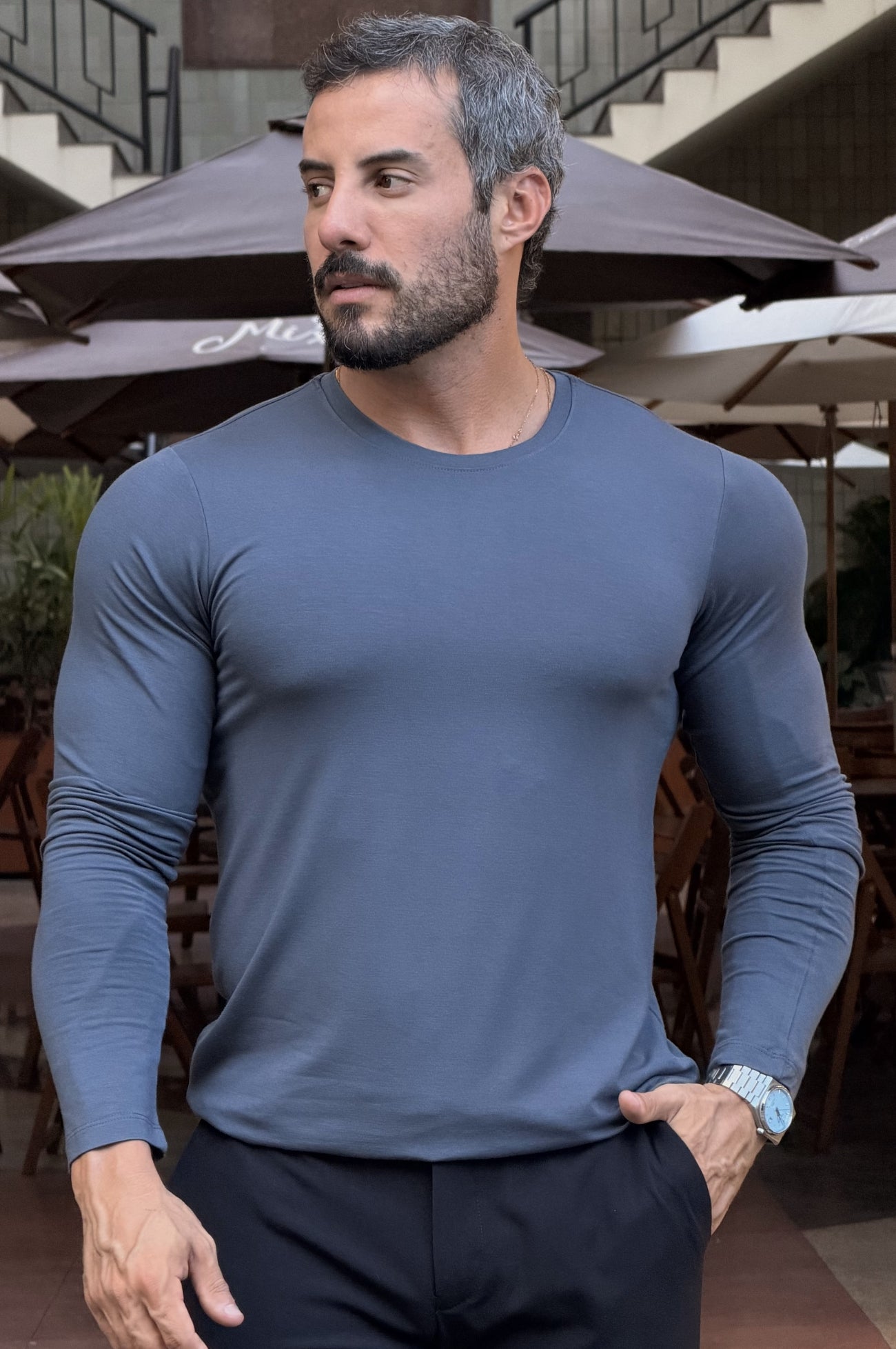 Camiseta Essential Manga Longa - Up