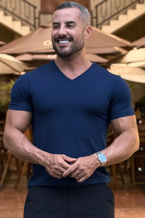 Camiseta Essential SlimFit Gola V