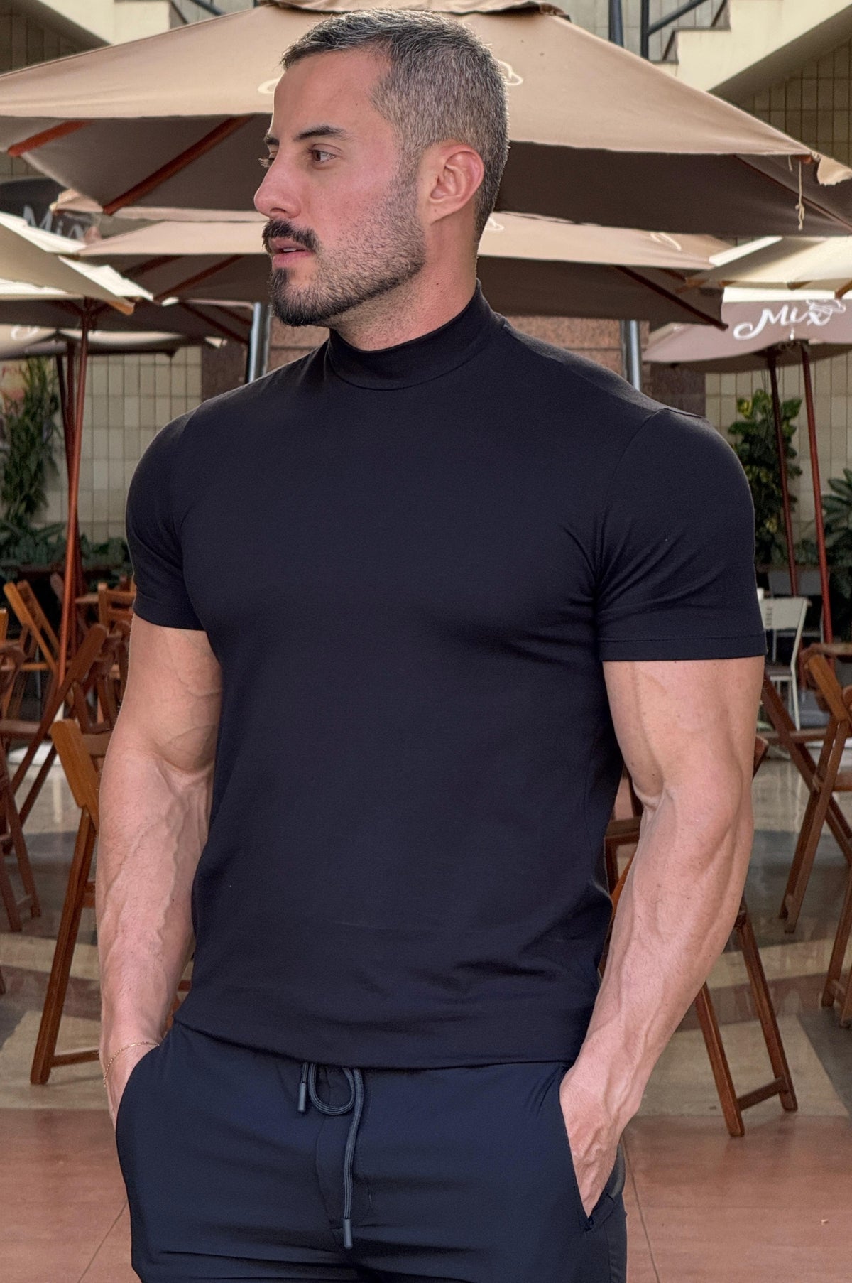 Camiseta Gola Média - Up