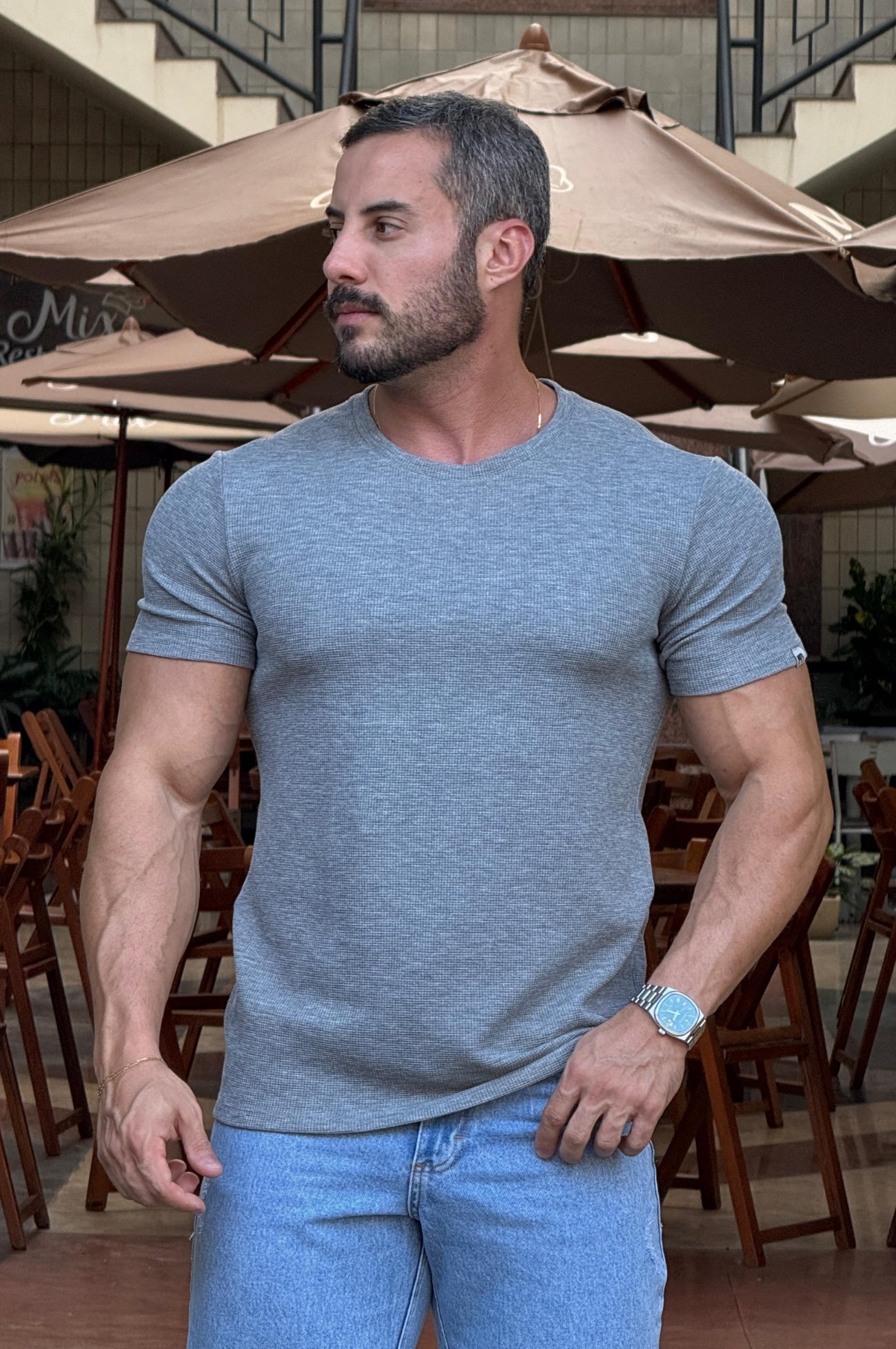 Camiseta Wave Slim Fit - Up