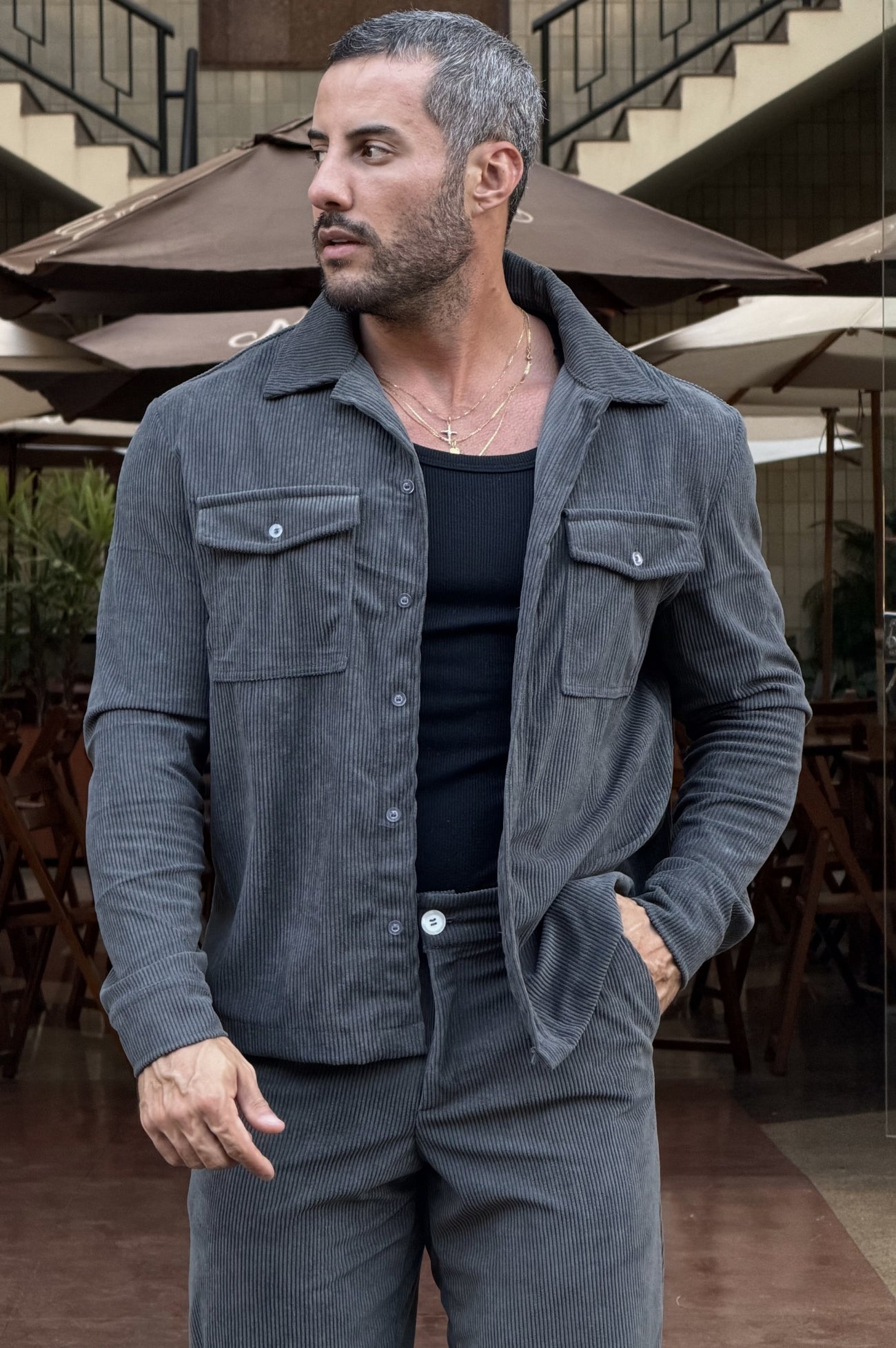 Conjunto Cotelê Rocco - Up